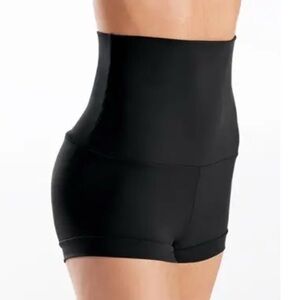 Balera Dancewear High Waisted Shorts MT3446 Black